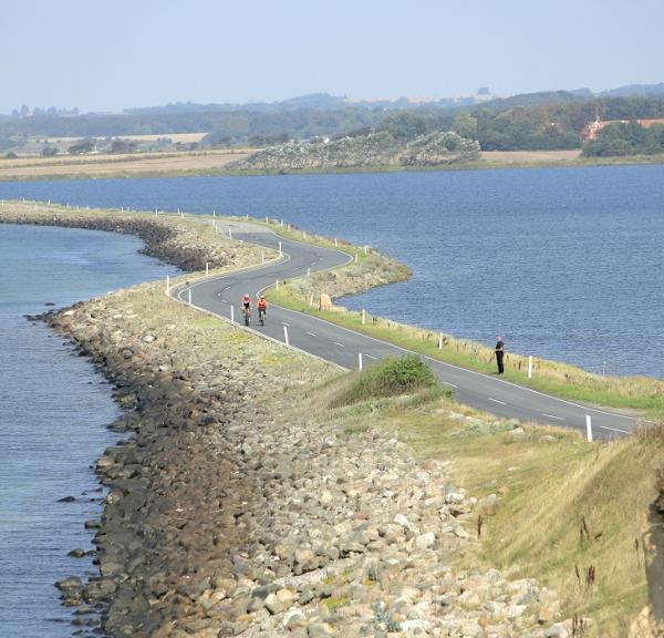 Helnæs dæmning cyklister