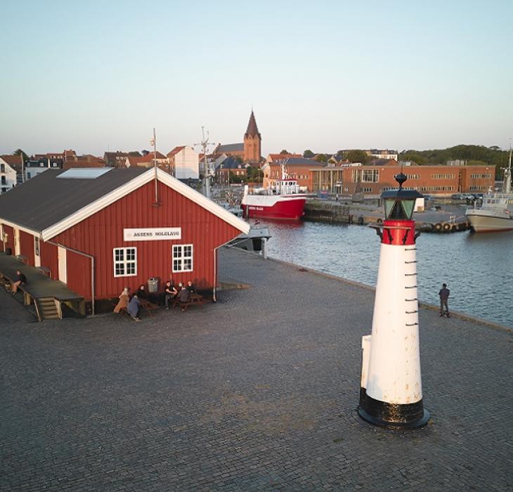 Foto fra Assens Midtermole